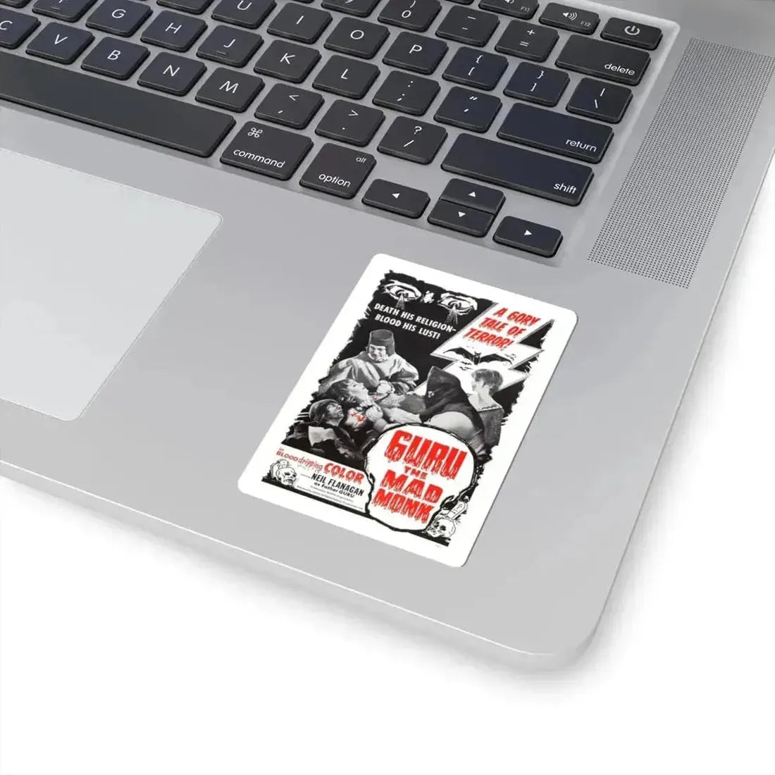 GURU THE MAD MONK 1970 Movie Poster - STICKER Vinyl Kiss-Cut Decal - The Sticker Space