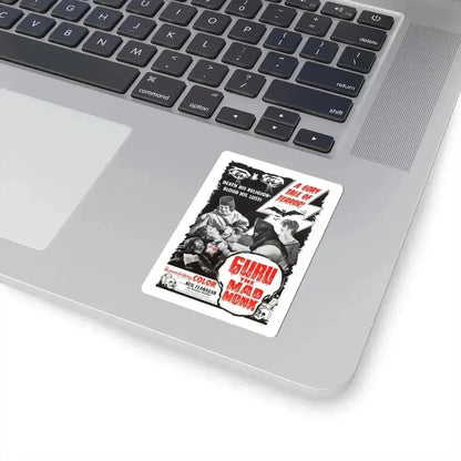 GURU THE MAD MONK 1970 Movie Poster - STICKER Vinyl Kiss-Cut Decal - The Sticker Space