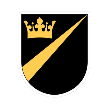 Gustav Adolf socken vapen (Sweden) (Coat of Arms) STICKER Vinyl Kiss-Cut Decal - The Sticker Space
