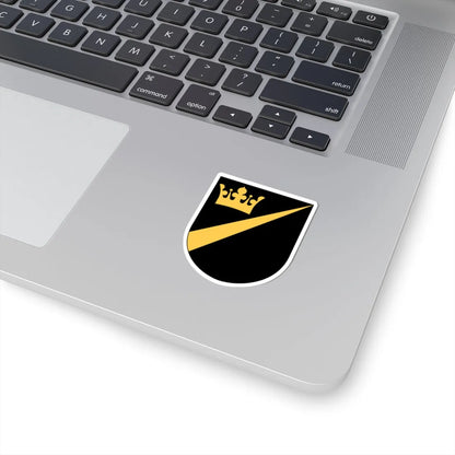 Gustav Adolf socken vapen (Sweden) (Coat of Arms) STICKER Vinyl Kiss-Cut Decal - The Sticker Space