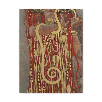 Gustav Klimt (1862-1918) Hygeia - 1907 - Canvas Wall Art 12″ x 16″ 1.25" - The Sticker Space