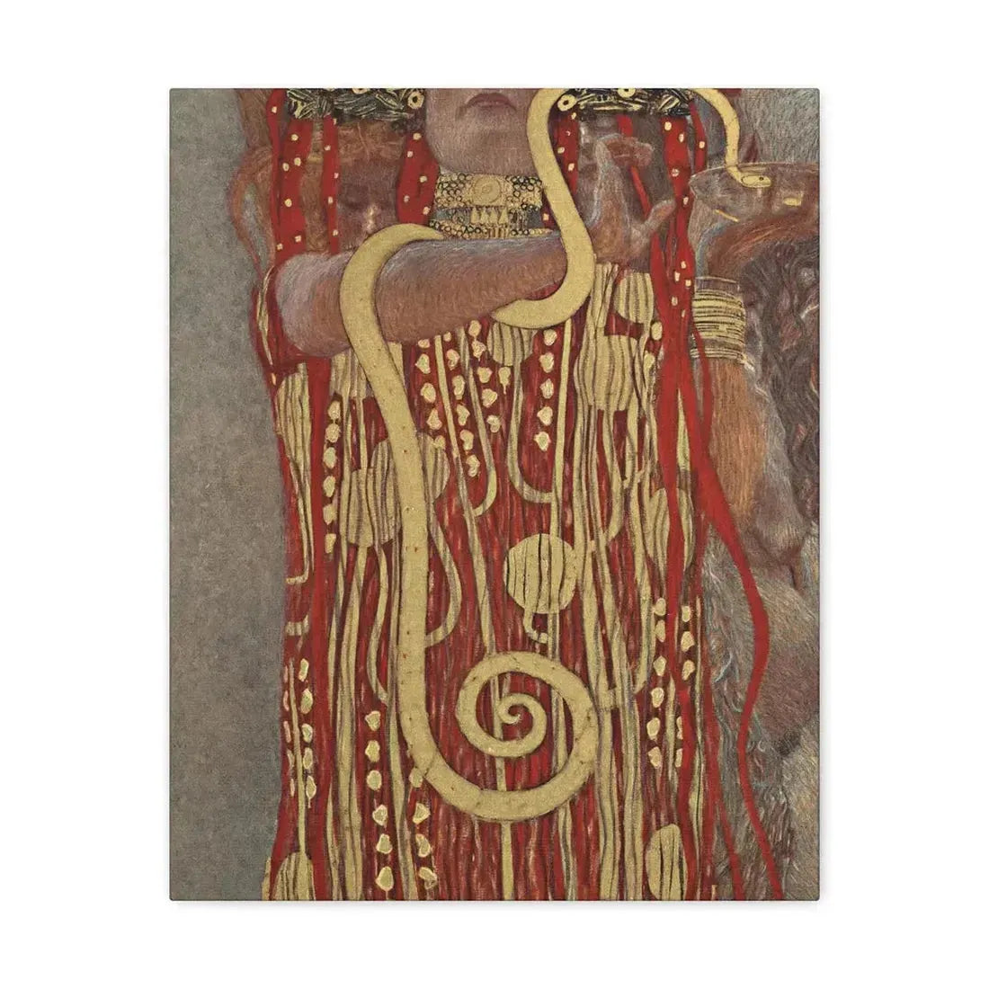 Gustav Klimt (1862-1918) Hygeia - 1907 - Canvas Wall Art 16″ x 20″ 1.25" - The Sticker Space