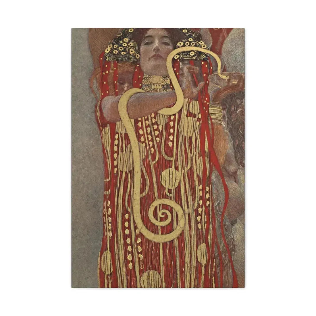 Gustav Klimt (1862-1918) Hygeia - 1907 - Canvas Wall Art 20″ x 30″ 1.25" - The Sticker Space