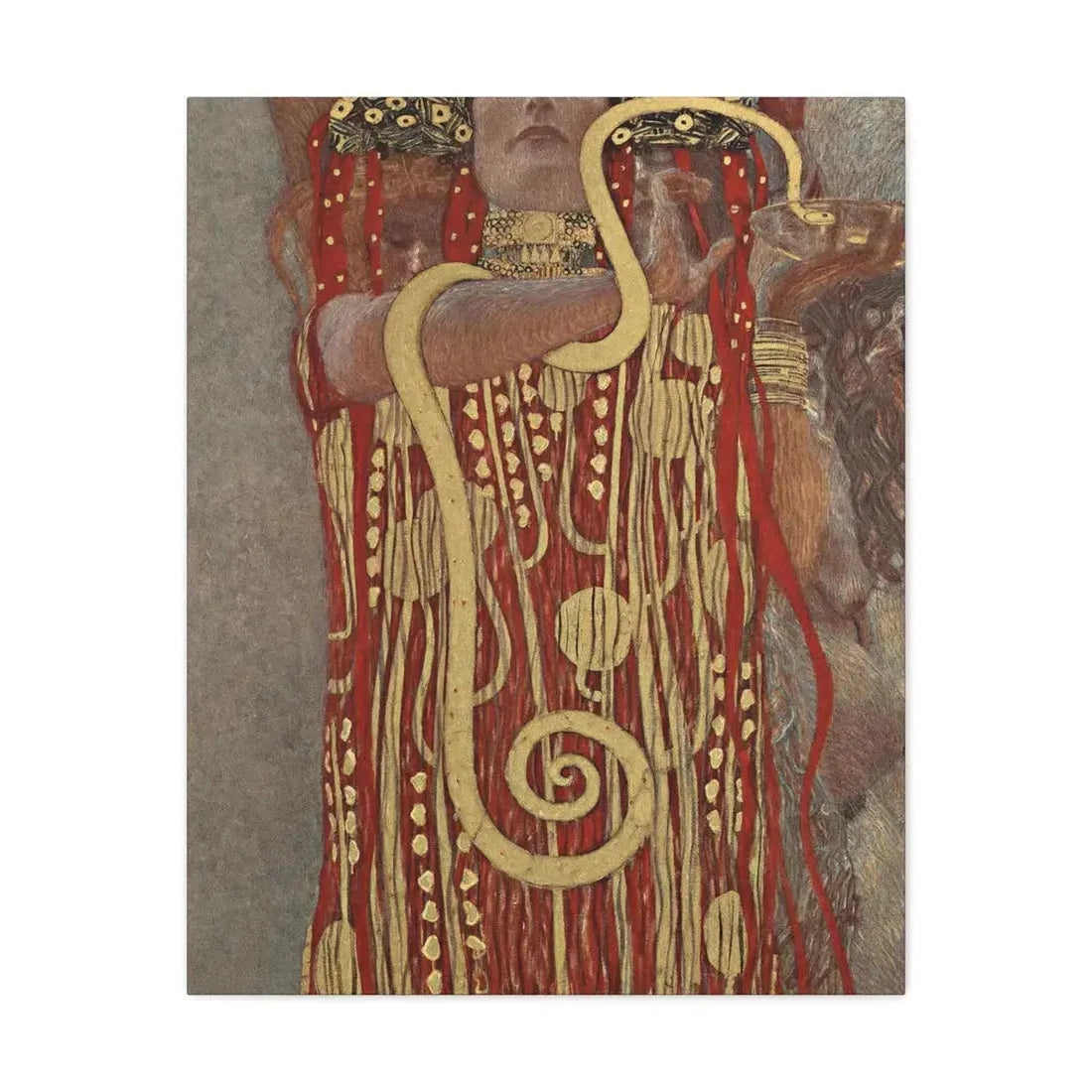 Gustav Klimt (1862-1918) Hygeia - 1907 - Canvas Wall Art 24″ x 30″ 1.25" - The Sticker Space
