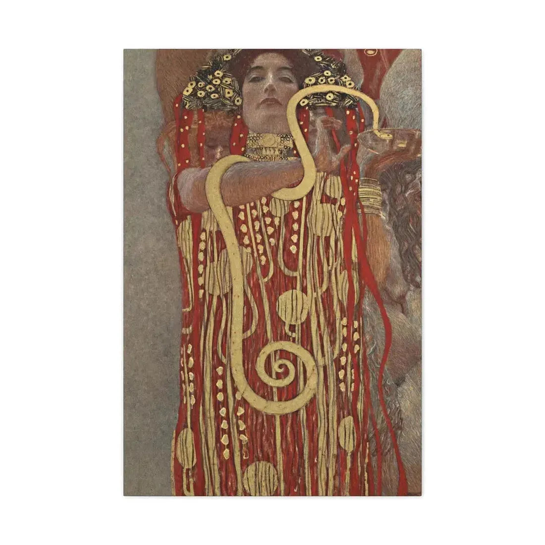 Gustav Klimt (1862-1918) Hygeia - 1907 - Canvas Wall Art 24″ x 36″ 1.25" - The Sticker Space