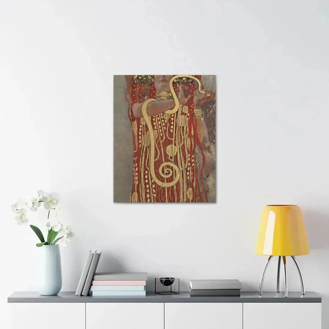 Gustav Klimt (1862-1918) Hygeia - 1907 - Canvas Wall Art - The Sticker Space