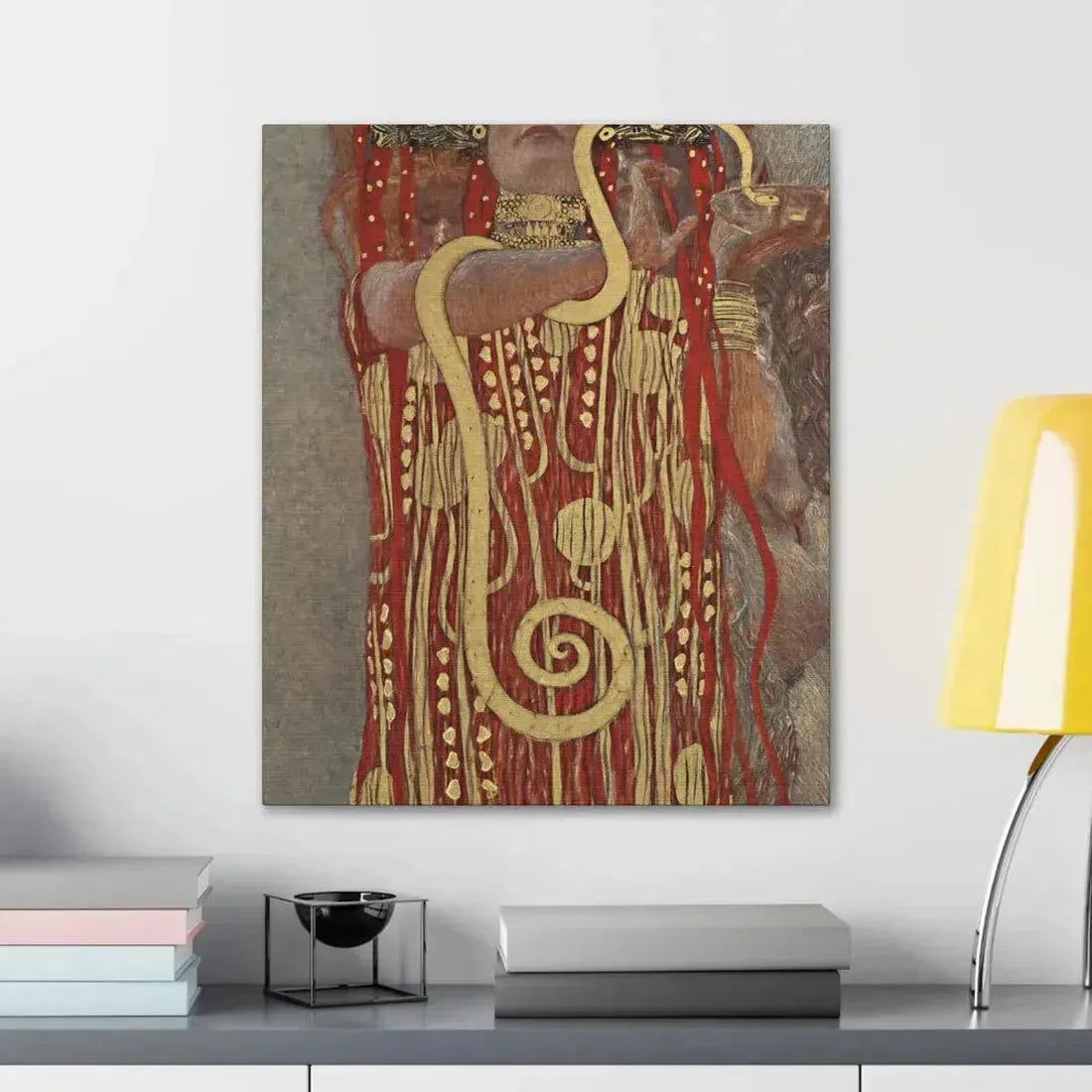 Gustav Klimt (1862-1918) Hygeia - 1907 - Canvas Wall Art - The Sticker Space