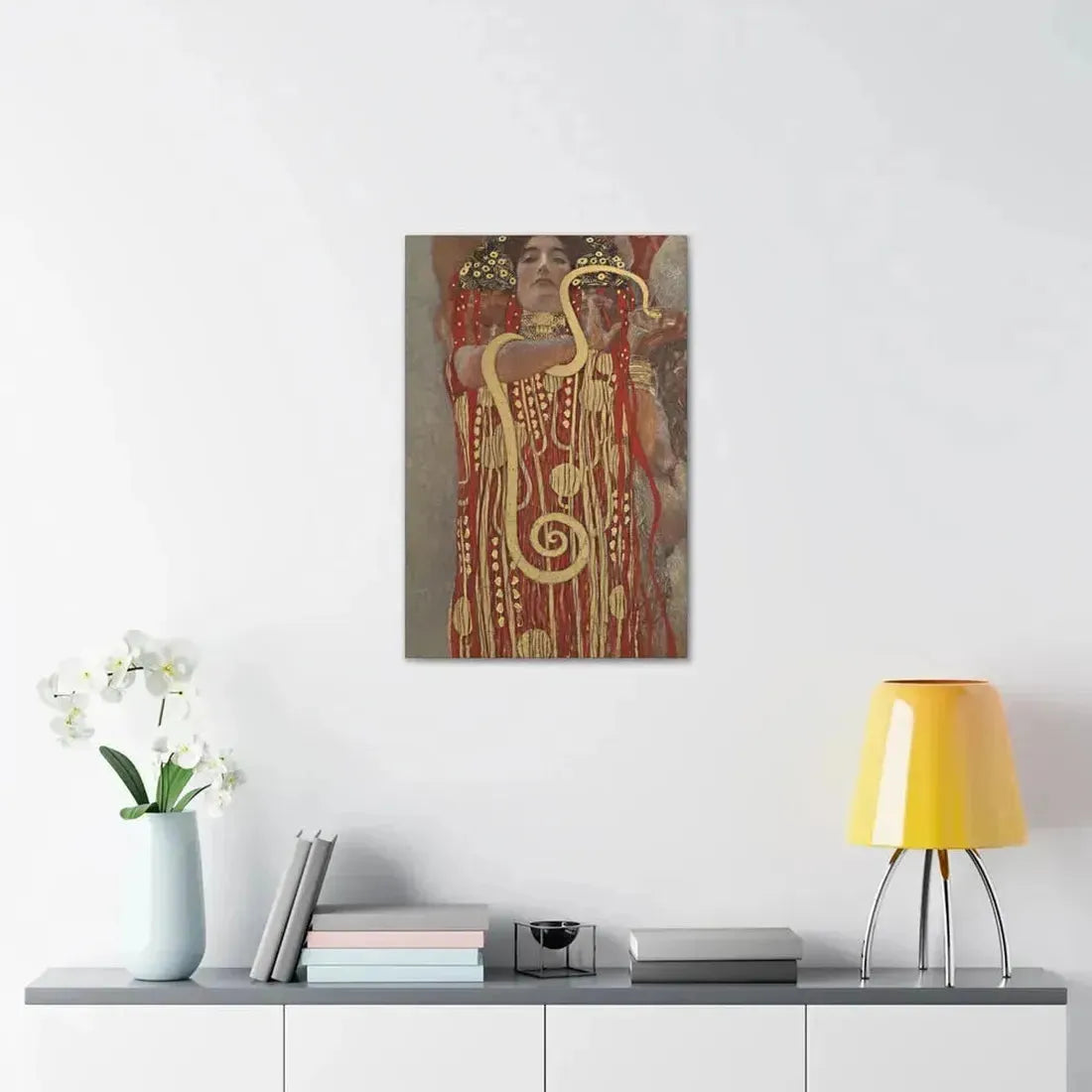 Gustav Klimt (1862-1918) Hygeia - 1907 - Canvas Wall Art - The Sticker Space