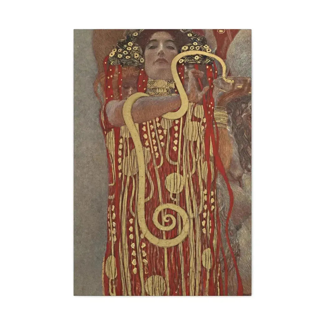 Gustav Klimt (1862-1918) Hygeia - 1907 - Canvas Wall Art - The Sticker Space