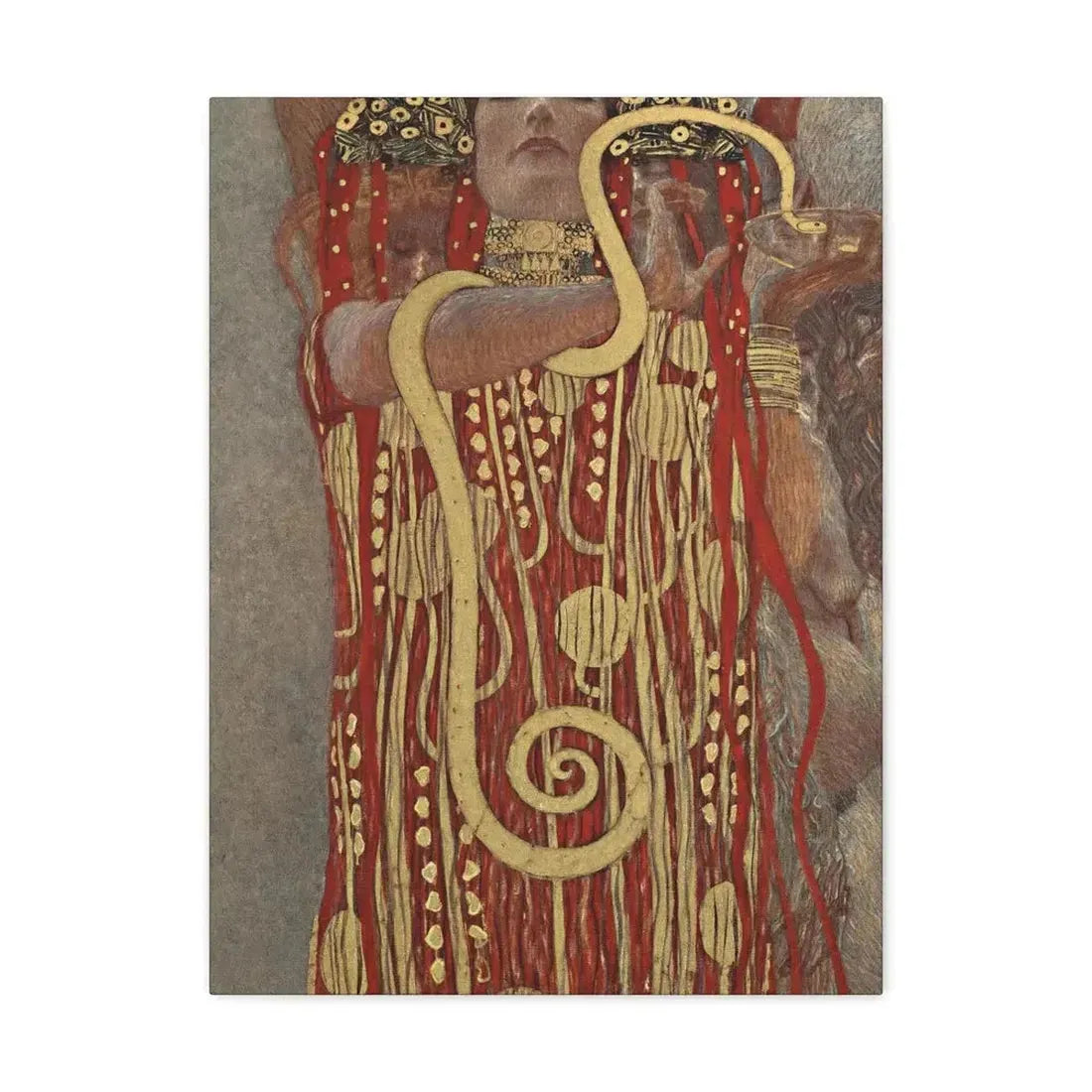 Gustav Klimt (1862-1918) Hygeia - 1907 - Canvas Wall Art - The Sticker Space