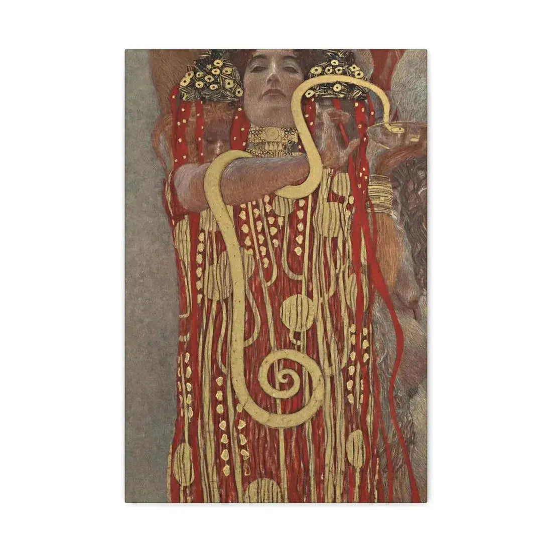 Gustav Klimt (1862-1918) Hygeia - 1907 - Canvas Wall Art - The Sticker Space