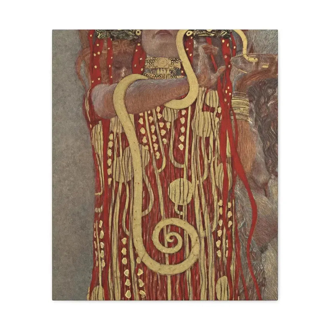 Gustav Klimt (1862-1918) Hygeia - 1907 - Canvas Wall Art - The Sticker Space