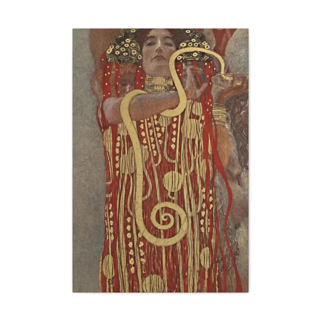 Gustav Klimt (1862-1918) Hygeia - 1907 - Canvas Wall Art - The Sticker Space