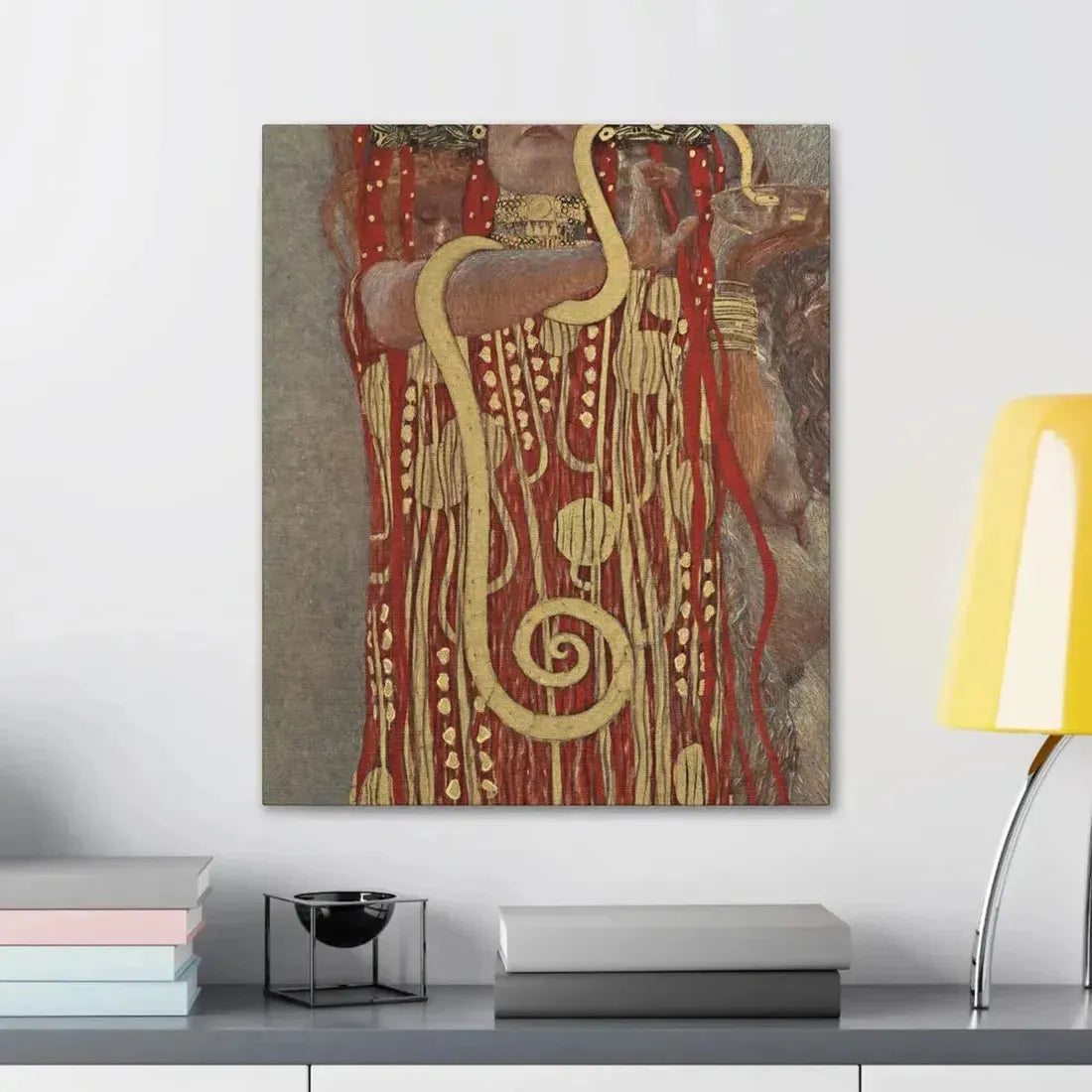 Gustav Klimt (1862-1918) Hygeia - 1907 - Canvas Wall Art - The Sticker Space