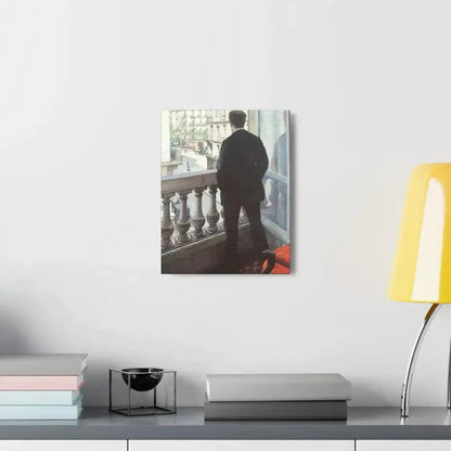 Gustave Caillebotte (1848-1894) A Young Man at His Window 1875 - Canvas Wall Art - The Sticker Space