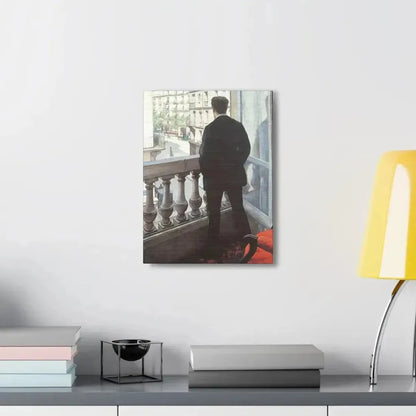 Gustave Caillebotte (1848-1894) A Young Man at His Window 1875 - Canvas Wall Art - The Sticker Space