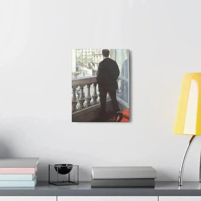 Gustave Caillebotte (1848-1894) A Young Man at His Window 1875 - Canvas Wall Art - The Sticker Space