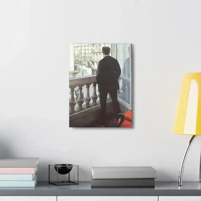 Gustave Caillebotte (1848-1894) A Young Man at His Window 1875 - Canvas Wall Art - The Sticker Space