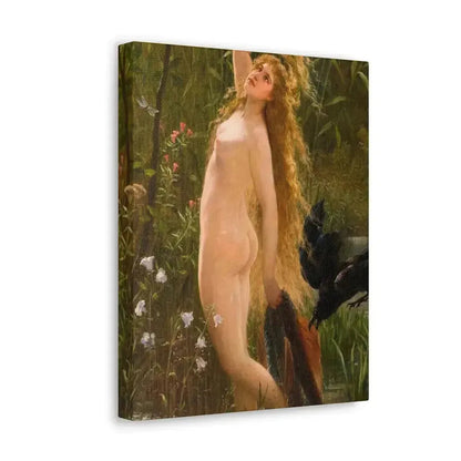 Gustave Graef (1821-1895) Die Meerjungfrau - Canvas Wall Art - The Sticker Space