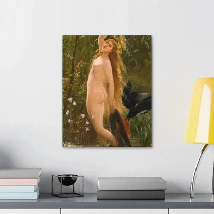 Gustave Graef (1821-1895) Die Meerjungfrau - Canvas Wall Art - The Sticker Space