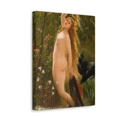 Gustave Graef (1821-1895) Die Meerjungfrau - Canvas Wall Art - The Sticker Space