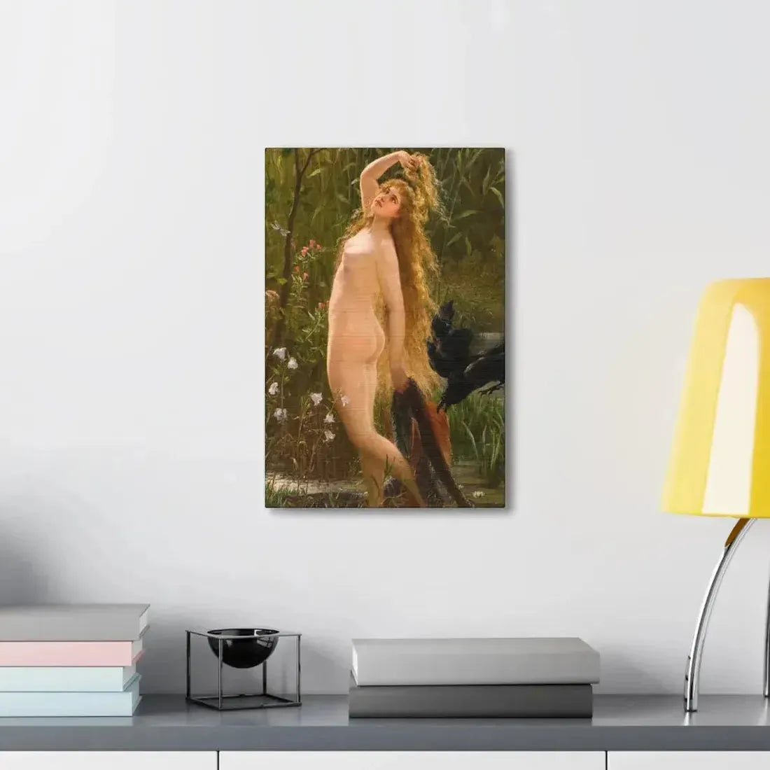 Gustave Graef (1821-1895) Die Meerjungfrau - Canvas Wall Art - The Sticker Space