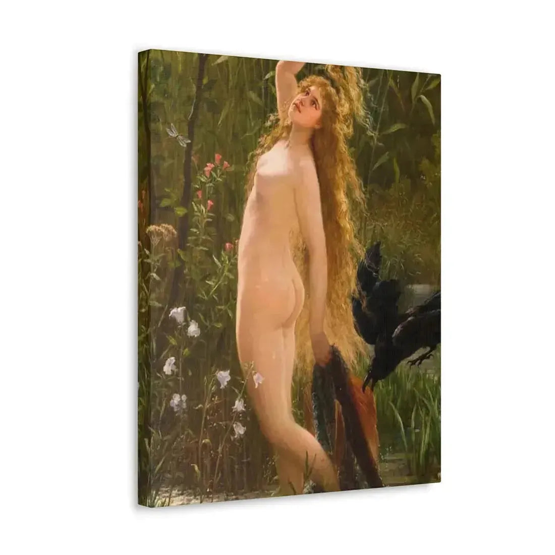 Gustave Graef (1821-1895) Die Meerjungfrau - Canvas Wall Art - The Sticker Space