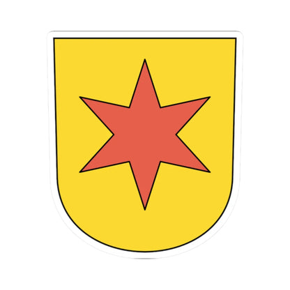 Gutenswil coat of arms (Switzerland) (Coat of Arms) STICKER Vinyl Kiss-Cut Decal 2 Inch White - The Sticker Space
