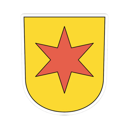 Gutenswil coat of arms (Switzerland) (Coat of Arms) STICKER Vinyl Kiss-Cut Decal 3 Inch White - The Sticker Space