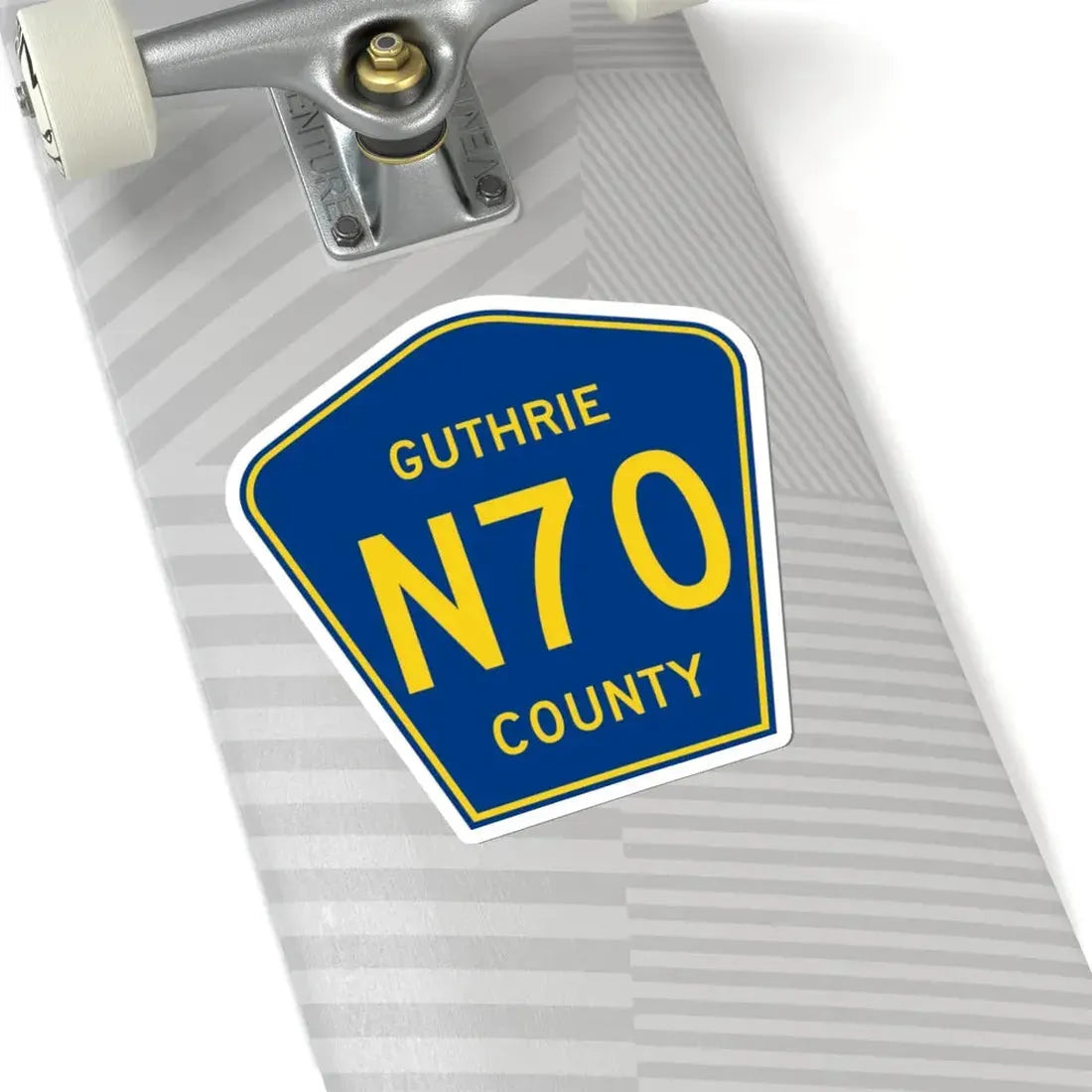 Guthrie County Route N70 IA (Iowa) (Road Sign) STICKER Vinyl Kiss-Cut Decal - The Sticker Space