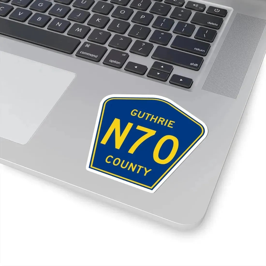 Guthrie County Route N70 IA (Iowa) (Road Sign) STICKER Vinyl Kiss-Cut Decal - The Sticker Space