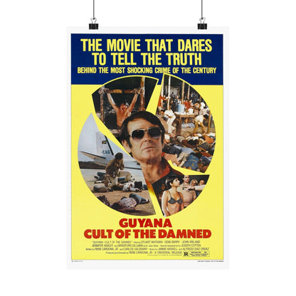 GUYANA CULT OF THE DAMNED 1979 - Paper Movie Poster-12″ x 18″-The Sticker Space