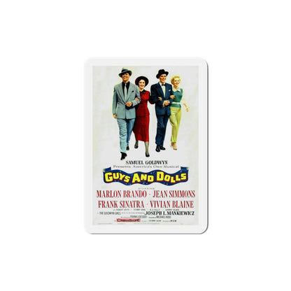 Guys and Dolls 1955 Movie Poster Die-Cut Magnet-5 Inch-The Sticker Space