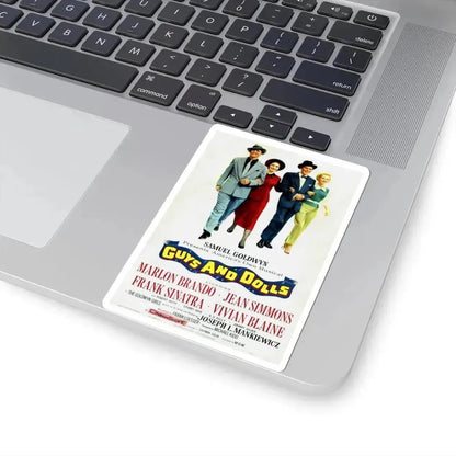Guys and Dolls 1955 Movie Poster - STICKER Vinyl Kiss-Cut Decal - The Sticker Space