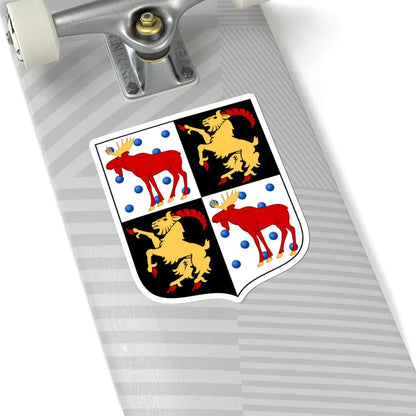 Gävleborgs län vapen (Sweden) (Coat of Arms) STICKER Vinyl Kiss-Cut Decal - The Sticker Space