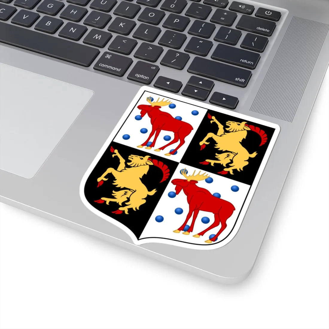 Gävleborgs län vapen (Sweden) (Coat of Arms) STICKER Vinyl Kiss-Cut Decal - The Sticker Space