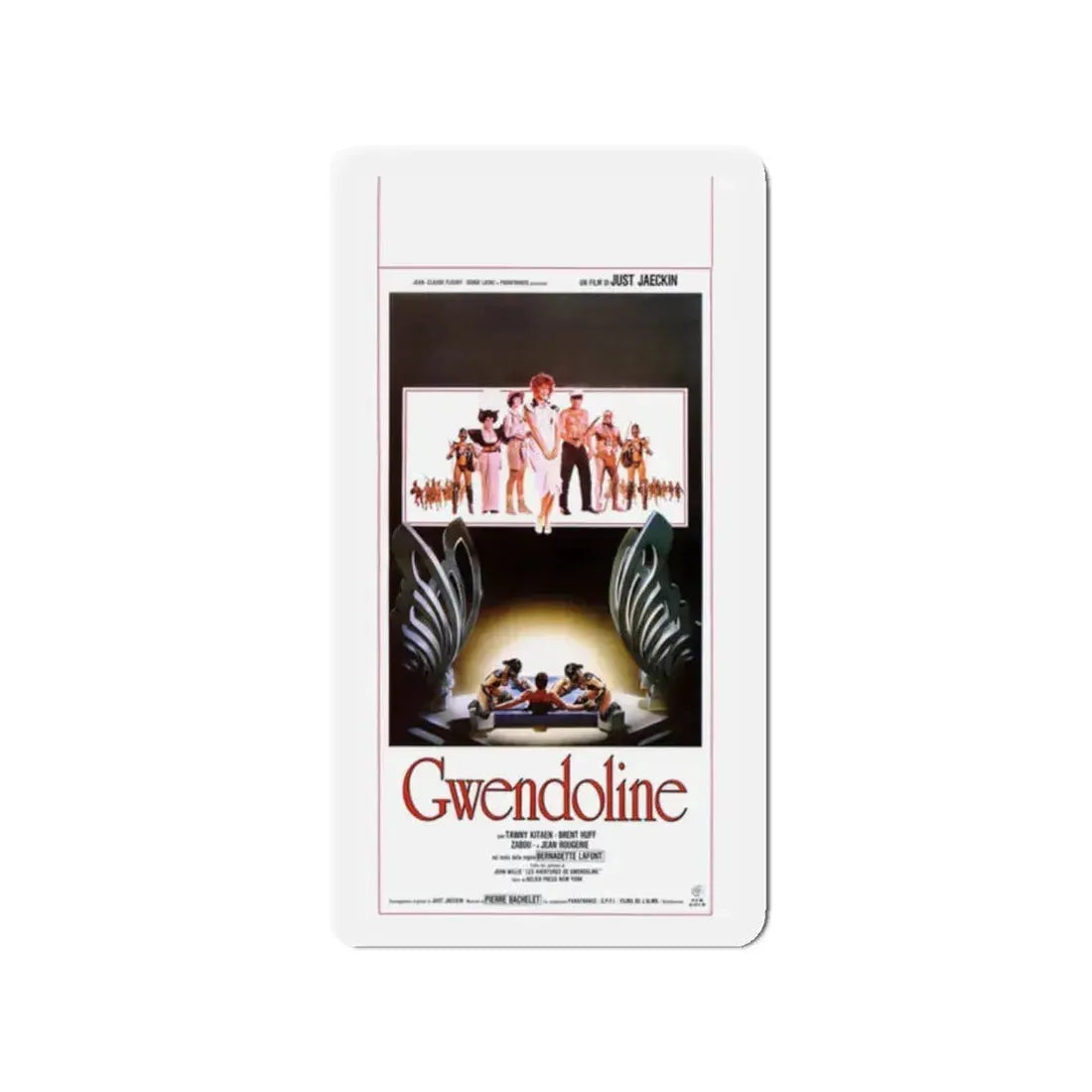GWENDOLINE (ITALIAN) 1984 Movie Poster - Refrigerator Magnet 2 Inch - The Sticker Space