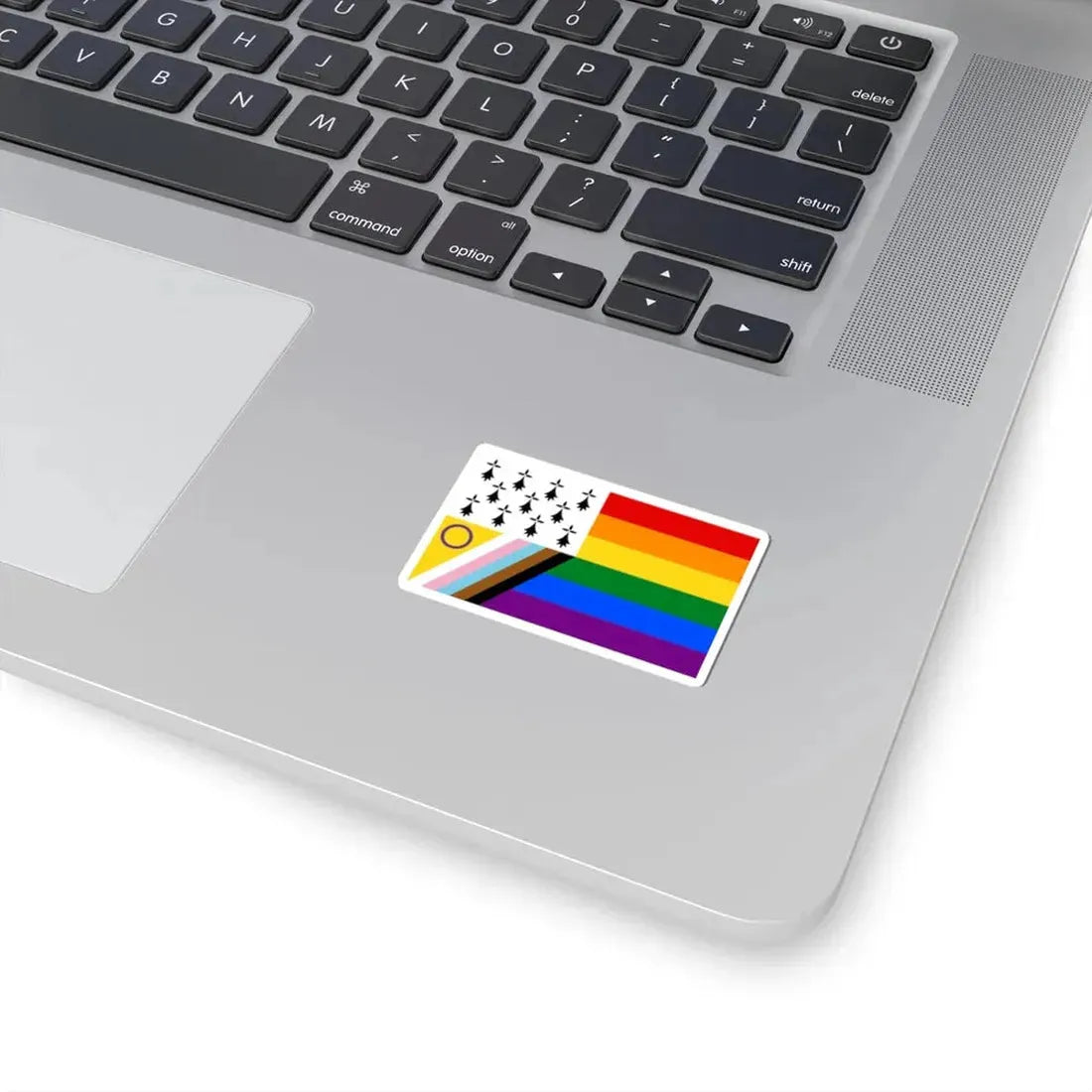 Gwenn-ha-du lgbt (Belgium) STICKER Vinyl Kiss-Cut Decal - The Sticker Space