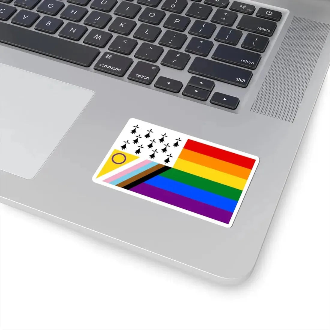 Gwenn-ha-du lgbt (Belgium) STICKER Vinyl Kiss-Cut Decal - The Sticker Space