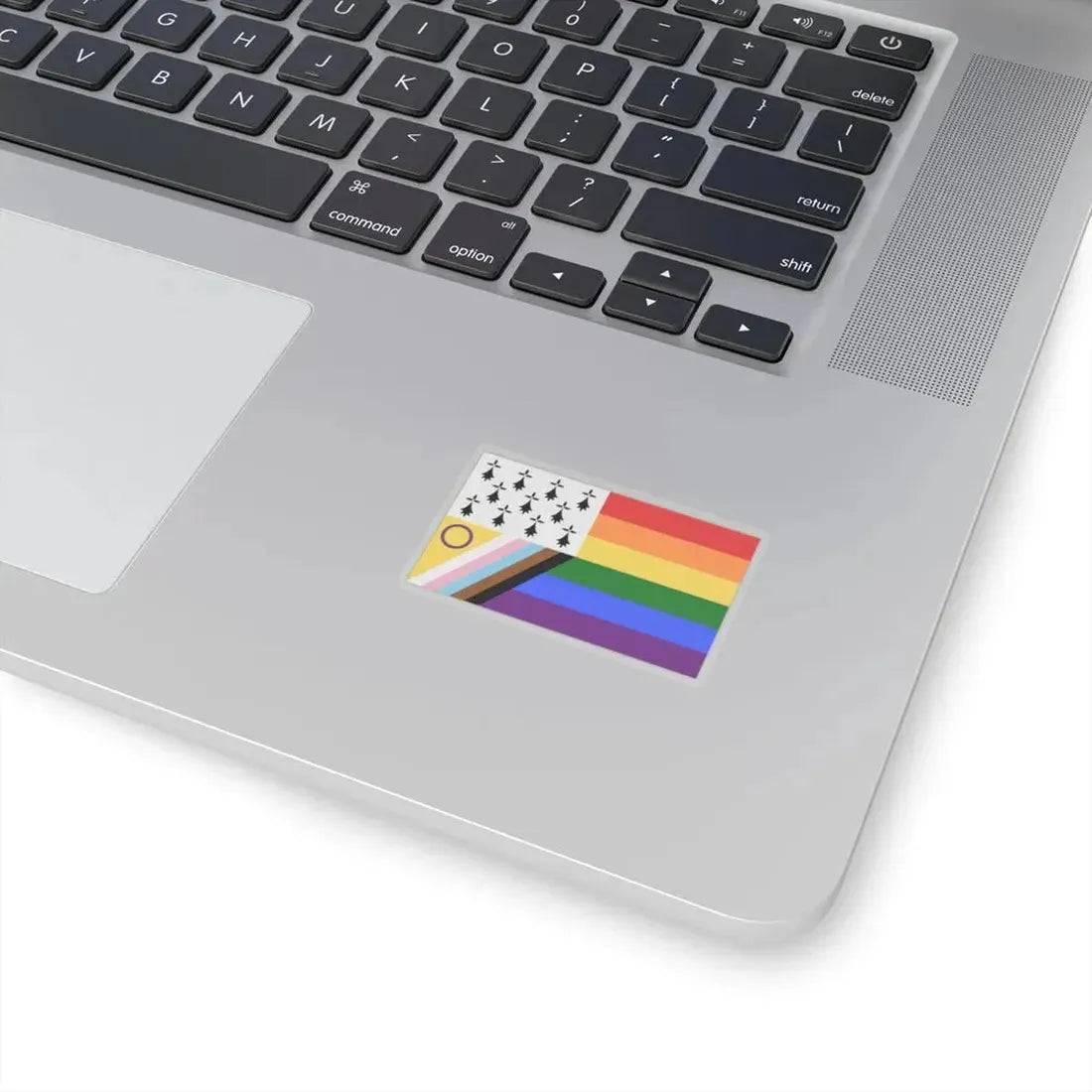 Gwenn-ha-du lgbt (Belgium) STICKER Vinyl Kiss-Cut Decal - The Sticker Space