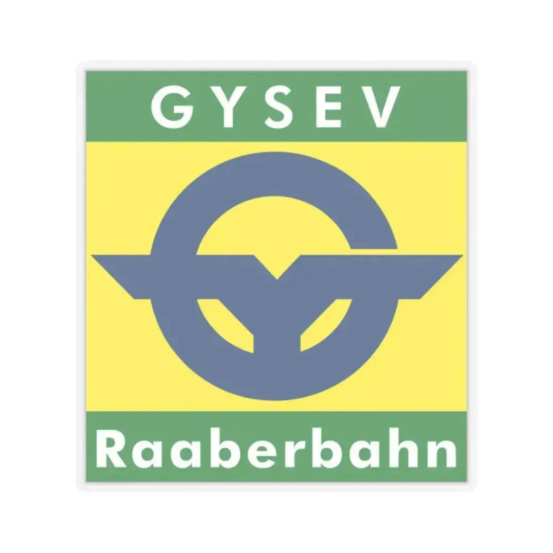 GYSEV (Logo) STICKER Vinyl Kiss-Cut Decal 4 Inch Transparent - The Sticker Space