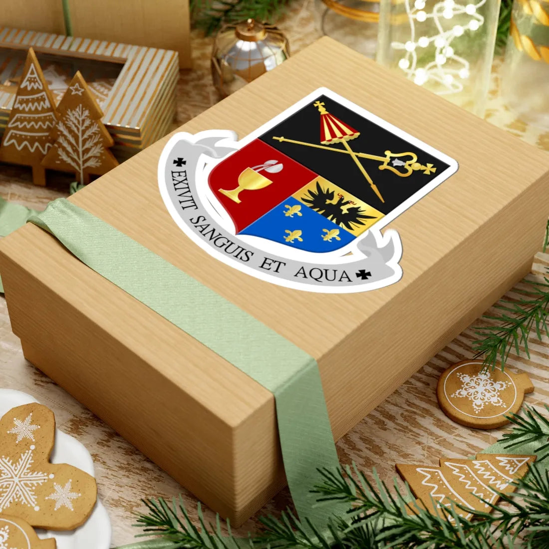 H. Sacrament Meerssen wapen (Netherlands) (Coat of Arms) STICKER Vinyl Kiss-Cut Decal - The Sticker Space