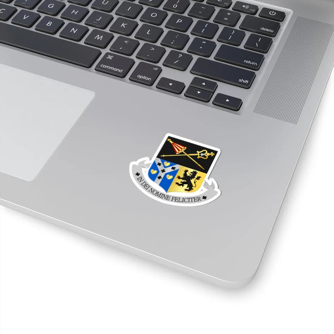 H. Willibrordus Hulst wapen (Netherlands) (Coat of Arms) STICKER Vinyl Kiss-Cut Decal - The Sticker Space