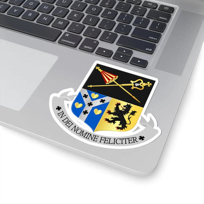 H. Willibrordus Hulst wapen (Netherlands) (Coat of Arms) STICKER Vinyl Kiss-Cut Decal - The Sticker Space