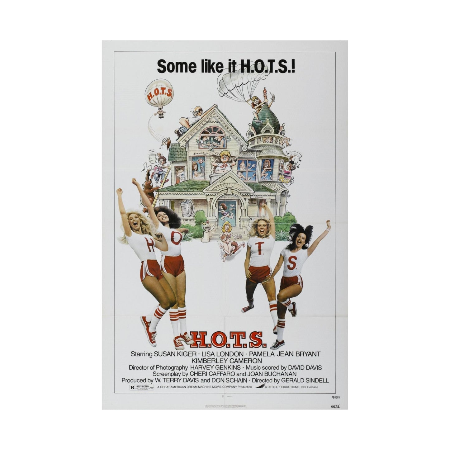 H.O.T.S. 1979 - Paper Movie Poster-The Sticker Space