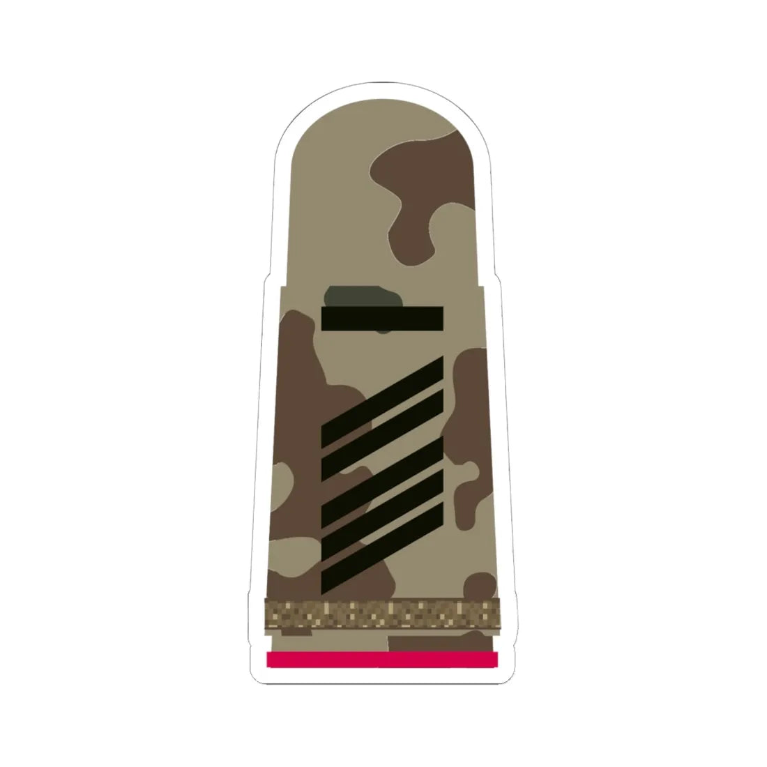 HA 3S3 15 Oberstabsgefreiter UA mbL Pz L (Germany) (Military Rank) STICKER Vinyl Kiss-Cut Decal 6 Inch White - The Sticker Space