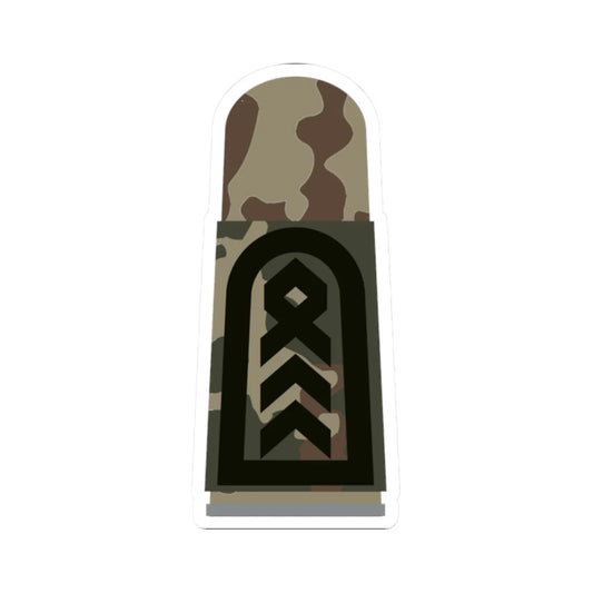 HA 3S3 35 Oberstabsfeldwebel HFlg (Germany) (Military Rank) STICKER Vinyl Kiss-Cut Decal 2 Inch White - The Sticker Space