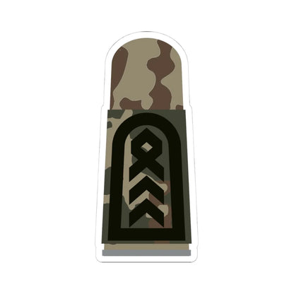 HA 3S3 35 Oberstabsfeldwebel HFlg (Germany) (Military Rank) STICKER Vinyl Kiss-Cut Decal 4 Inch White - The Sticker Space