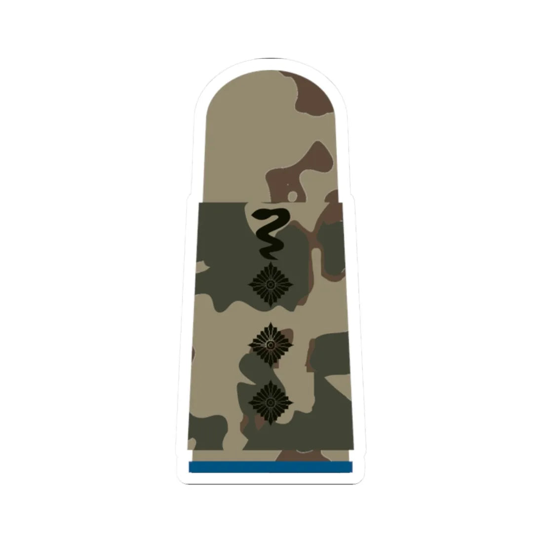 HA 3S3 43e Stabsveterinär HLog TMx L (Germany) (Military Rank) STICKER Vinyl Kiss-Cut Decal 2 Inch White - The Sticker Space