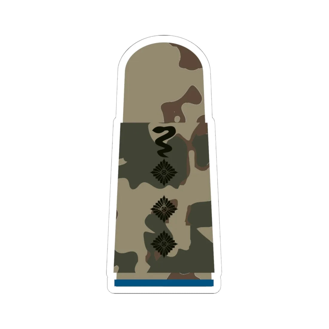 HA 3S3 43e Stabsveterinär HLog TMx L (Germany) (Military Rank) STICKER Vinyl Kiss-Cut Decal 6 Inch White - The Sticker Space